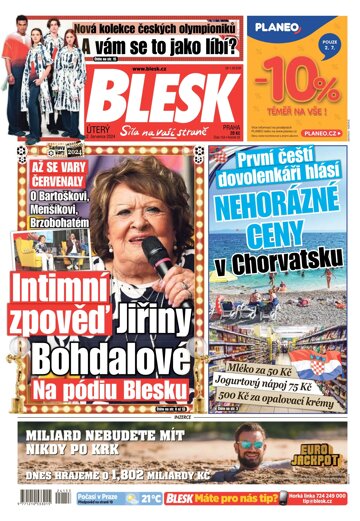 Obálka e-magazínu Blesk 2.7.2024
