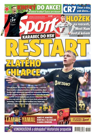 Obálka e-magazínu Sport 3.7.2024