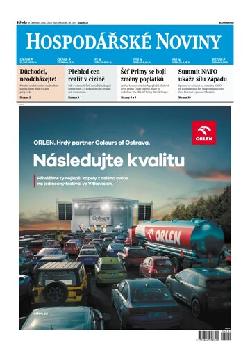 Obálka e-magazínu Hospodářské noviny 132 - 10.7.2024