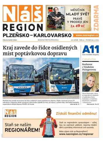Obálka e-magazínu Náš Region - Plzeňsko 22/2025