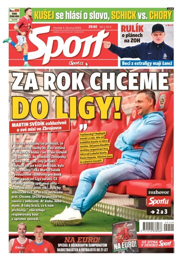 Obálka e-magazínu Sport 5.6.2025