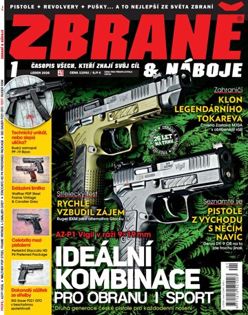 Obálka e-magazínu Zbraně & náboje 1/2026