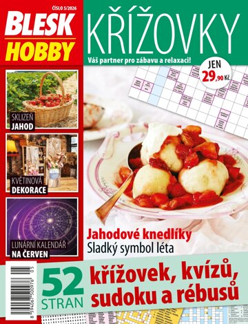 Obálka e-magazínu Blesk Hobby KŘÍŽOVKY 5/2026