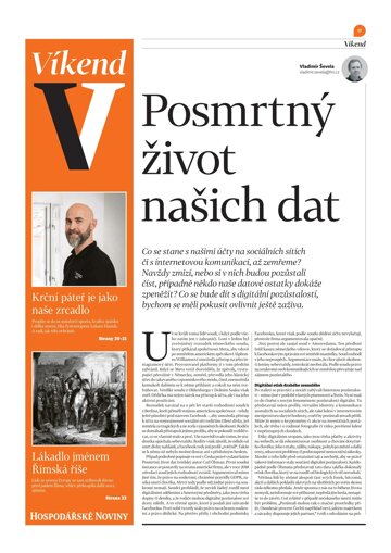 Obálka e-magazínu Hospodářské noviny - příloha Víkend 107 - 5.6.2026 Víkend