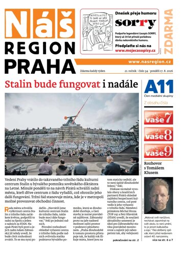 Obálka e-magazínu Náš Region - Praha 34/2026
