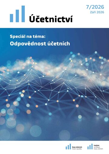Obálka e-magazínu Účetnictví 7/2026