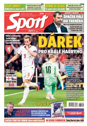 Obálka e-magazínu Sport 7.10.2026