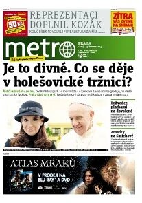 Obálka e-magazínu deník METRO 19.3.2013