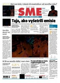 Obálka e-magazínu SME 8.11.2013