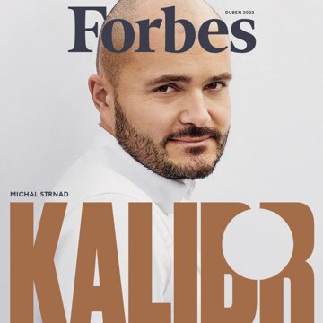 Obálka audioknihy Forbes duben 2023