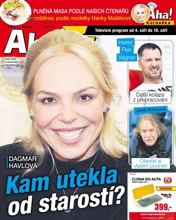 Obálka e-magazínu AHA! Tv - 3.9.2015