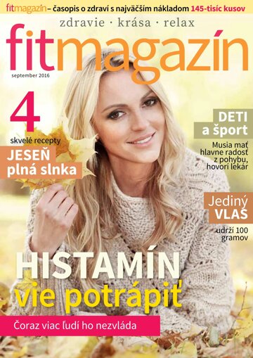 Obálka e-magazínu Fitmagazín september 2016