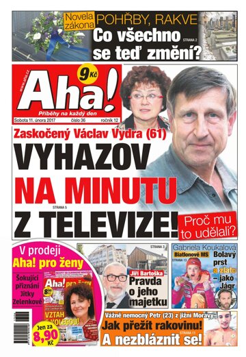 Obálka e-magazínu AHA! 11.2.2017