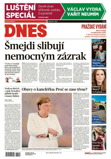 Obálka e-magazínu MF Dnes 28.6.2019