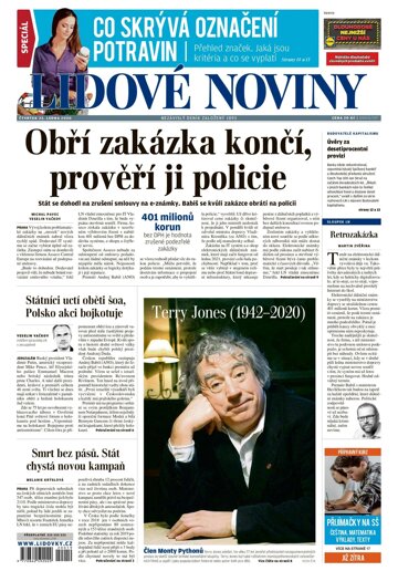 Obálka e-magazínu Lidové noviny 23.1.2020