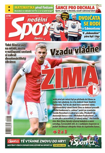 Obálka e-magazínu Nedělní Sport 14.6.2020