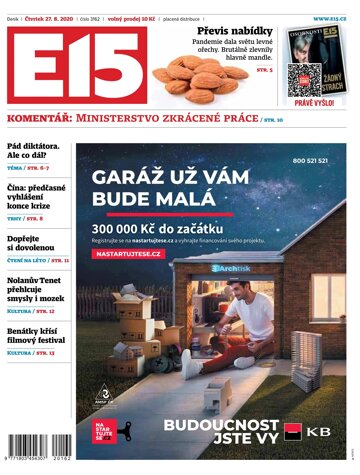 Obálka e-magazínu E15 27.8.2020