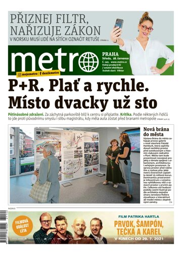 Obálka e-magazínu deník METRO 28.7.2021