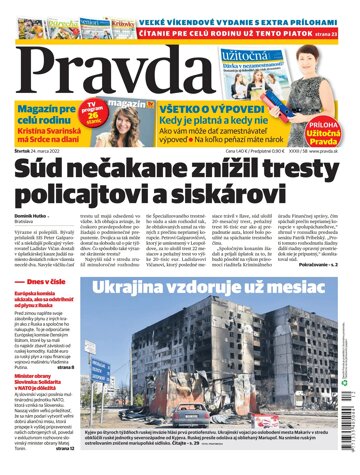 Obálka e-magazínu Pravda 24. 3. 2022