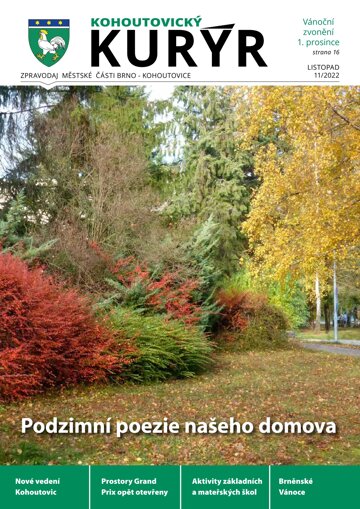 Obálka e-magazínu Kohoutovický Kurýr 11/2022