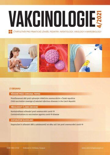 Obálka e-magazínu Vakcinologie 4//2021