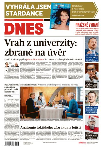 Obálka e-magazínu MF Dnes 4.1.2024