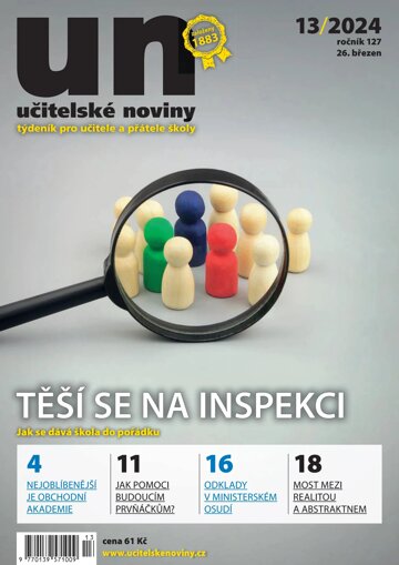 Obálka e-magazínu Učitelské noviny 13/2024