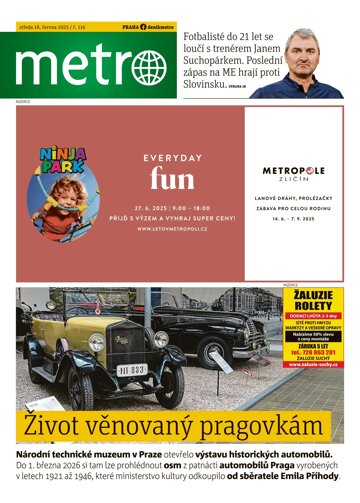 Obálka e-magazínu deník METRO 18.6.2025