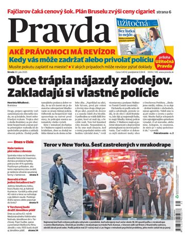 Obálka e-magazínu Pravda 30. 7. 2025