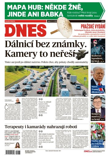 Obálka e-magazínu MF Dnes 12.9.2025