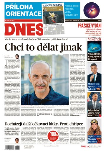 Obálka e-magazínu MF Dnes 29.11.2025