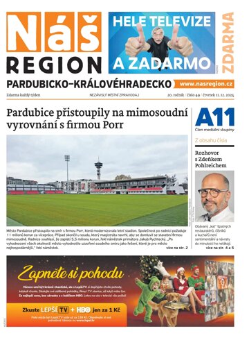 Obálka e-magazínu Náš Region - Pardubicko/Královéhradecko 49/2025