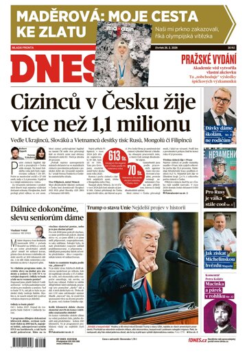 Obálka e-magazínu MF Dnes 26.2.2026