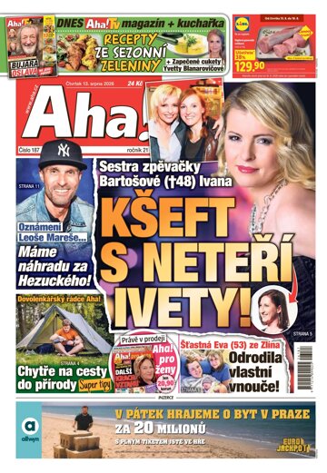 Obálka e-magazínu AHA! 13.8.2026
