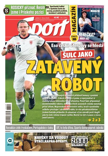 Obálka e-magazínu Sport 2.10.2026