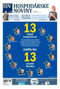 Obálka e-magazínu Hospodárske noviny 26.05.2014