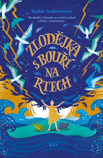 Obálka knihy Zlodějka s bouří na rtech