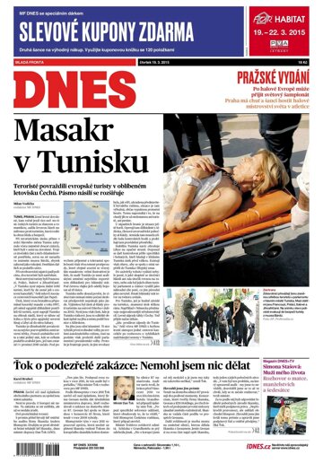 Obálka e-magazínu MF Dnes 19.3.2015