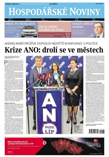 Obálka e-magazínu Hospodářské noviny 207 - 26.10.2015