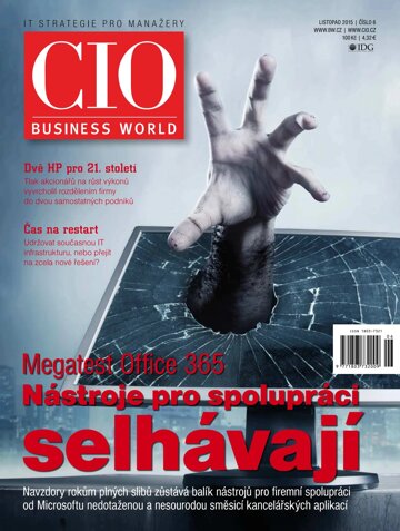 Obálka e-magazínu CIO Business World 6/2015