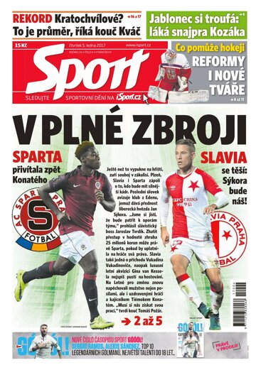 Obálka e-magazínu Sport 5.1.2017