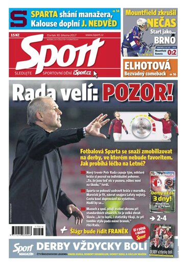 Obálka e-magazínu Sport 30.3.2017