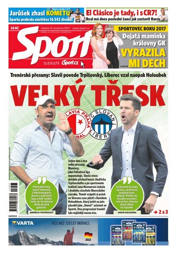 Obálka e-magazínu Sport 23.12.2017