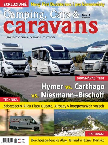 Obálka e-magazínu Camping, Cars & Caravans 1/2018
