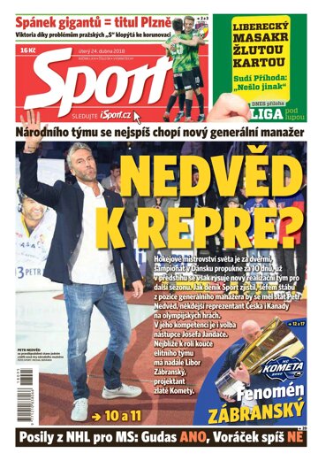 Obálka e-magazínu Sport 24.4.2018