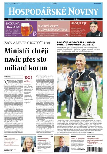 Obálka e-magazínu Hospodářské noviny 101 - 28.5.2018