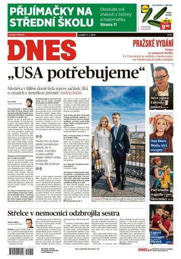 Obálka e-magazínu MF Dnes 11.3.2019