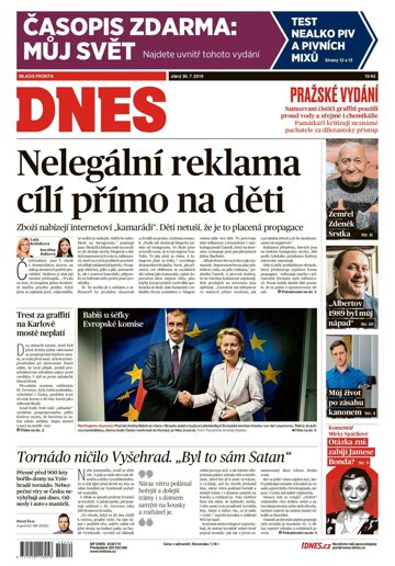 Obálka e-magazínu MF Dnes 30.7.2019