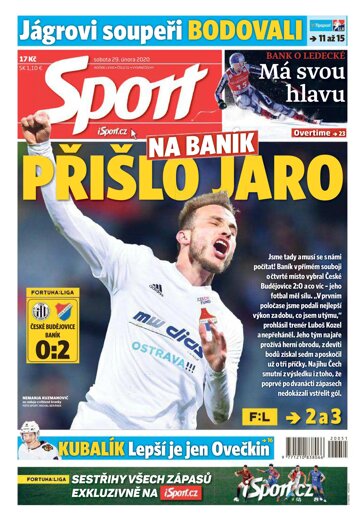 Obálka e-magazínu Sport 29.2.2020