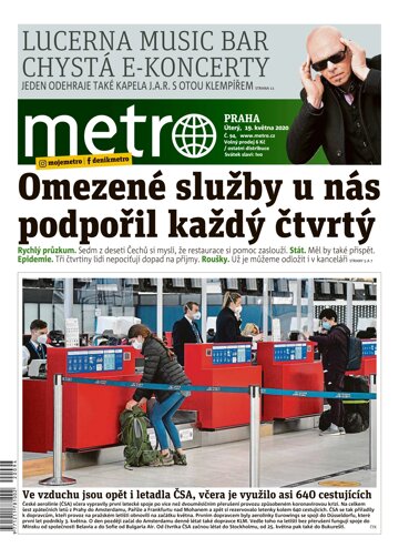 Obálka e-magazínu deník METRO 19.5.2020